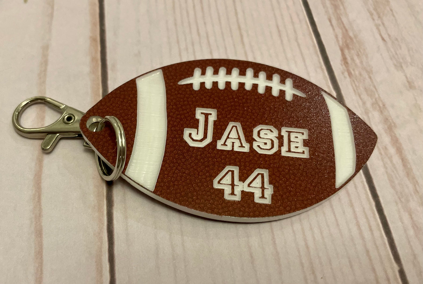 Personalized Football Bag Tag