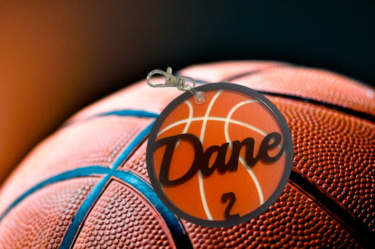 Personalized Basketball Bag Tag